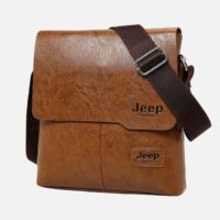 Bolsa JEEP de Couro Bag Masculina 2 Fechos