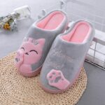 Pantufa de Gato - Chinelos Macios para o Frio