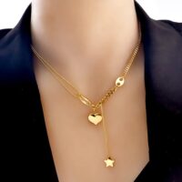 Colar Conjunto De Pingentes