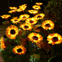 Girassol em Led | Decoração de Jardim e Festas