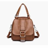 Mochilinha Mini Feminina Fashion Couro