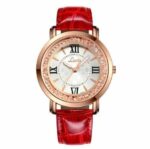 Relógio Luxury Feminino em Couro