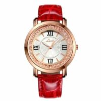 Relógio Luxury Feminino em Couro