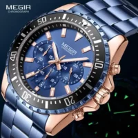 Relógio Megir Montre Masculino