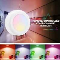 Luz Noturna LED com Sensor de Gravidade e Temporizador