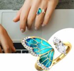 Anel Redimensionável de Borboleta – Nature Life