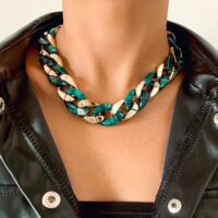 Colar Feminino de Luxo – Rainbow Gold