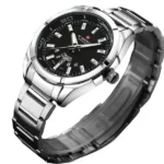 Relógio Masculino Pulseira Metal Prata