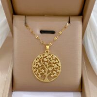 Colar Feminino Banhado a Ouro 18K – Vitalis