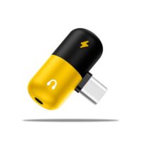 Adaptador Duplo iPhone Carrega + Fone Dual Carregador Musica