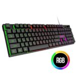 Teclado Gamer à Prova D’Água com Luz LED RGB – 19 Teclas Anti-Ghosting