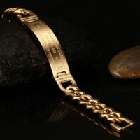 Pulseira Premium Banhada a Ouro – Above All