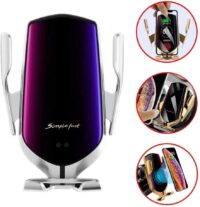 Suporte e Carregador Inteligente de Celular para Carros – Premium