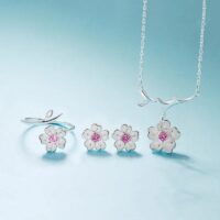 Conjunto Flor de Cerejeira – Cherry Blossom