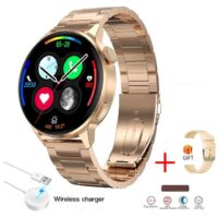 Smartwatch Premium Unissex de Aço Inoxidável + Pulseira de Brinde – Hydra Power