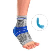 Tornozeleira de Compressão 3d com Almofada de Gel em Sílica Anti-Transpirante