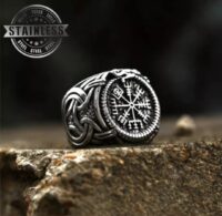 Anel com Bússola Viking – Thor