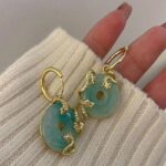 Brinco Esterlina Jade – Acqua Gold