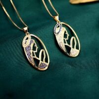 Colar Feminino Folheado a Ouro – Virgem Mary