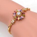 Pulseira e Brincos com Zircônias – Colorful