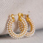 Brinco Luxuoso Cravejado – Charming Pearls