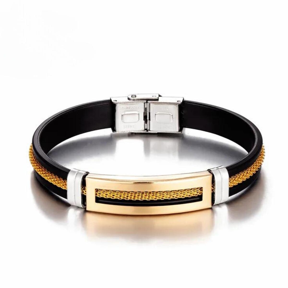 Pulseira-Masculina-Premium-Black-Golden-1