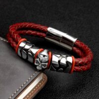 Pulseira em Aço Inoxidável – Skull Rider