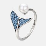 Anel Ariel Banhado a Prata Esterlina