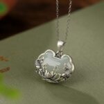 Colar Feminino Banhado a Prata 925 – Lotus Serenity