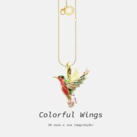 Colar Beija-flor Feminino – Colorful Wings