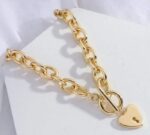 Colar com Pingente – Lock Heart