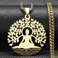 Colar em Aço Inoxidável – Lux Vitalis