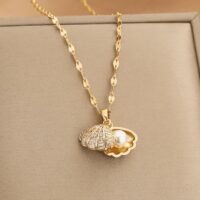 Colar Dourado Pérola Surpresa – Magical Sea