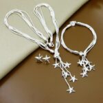 Conjunto Feminino Banhado a Prata – Brisa do Mar