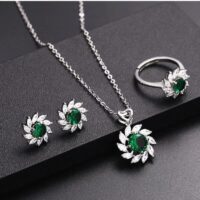 Conjunto Esmeralda – Emerald Flower