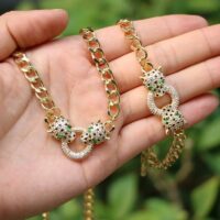 Conjunto Leopardo Cravejado – Majestic Charm