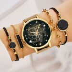 Conjunto Relógio Feminino + Pulseiras com 5 Peças – Star Plus