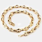 Corrente Masculina em Aço Inoxidável – Ouro Real