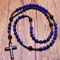 Crucifixo em Duas Pedras Naturais – Serenity