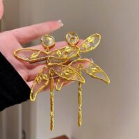 Maxi Brinco Feminino em Resina – Libélula