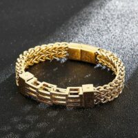 Pulseira Banhada a Ouro – Golden Ostentation