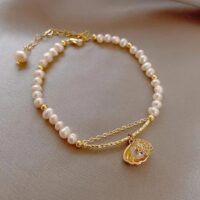 Pulseira Banhada a Ouro – Mermaid