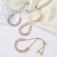 Pulseira Feminina Ajustável de Aço Inoxidável – Royal Glam