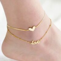 Tornozeleira Feminina Multicamada – Love Way