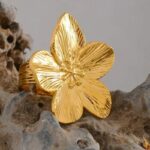 Anel Flor Banhado a Ouro 18k – Robust Fashion