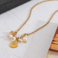 Colar Banhado a Ouro com Pérolas – Marina
