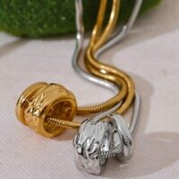 Colar em Aço Inoxidável 2 em 1 – Glam Duo