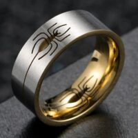 Anel de Aranha em Aço Inoxidável – Spider