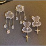 Brinco Feminino em Resina – Silver Dreams