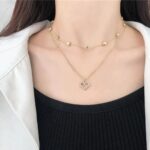 Colar Duplo de Coração – Charm
